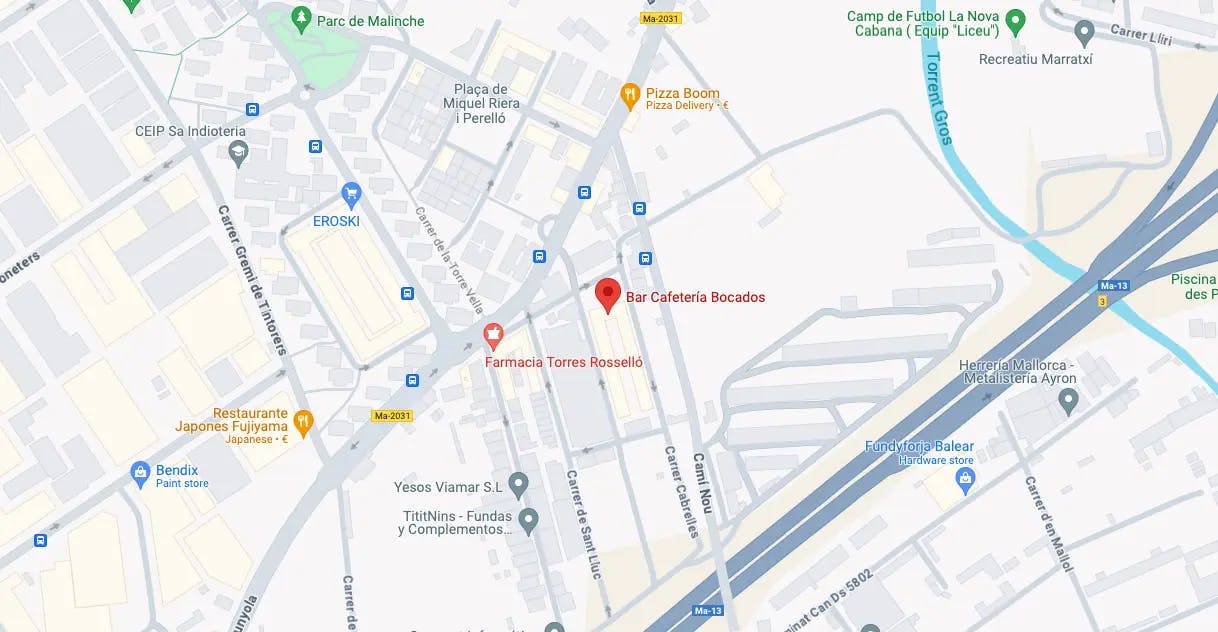 google maps screenshot